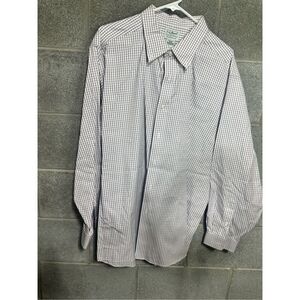 LL Bean Long Sleeve Wrinkle Resistant Shirt Long Traditional 18 - 35